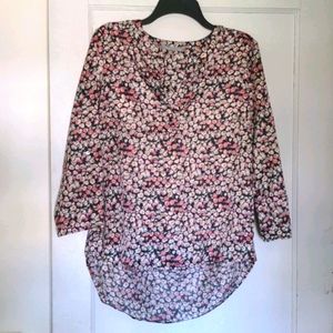 Daniel Rainn Floral Polyester Blouse